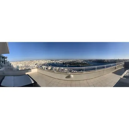 3 Mil Penthouse Malta View - Jacuzzi With Gym & Pool By 360 Estates Apartament *
