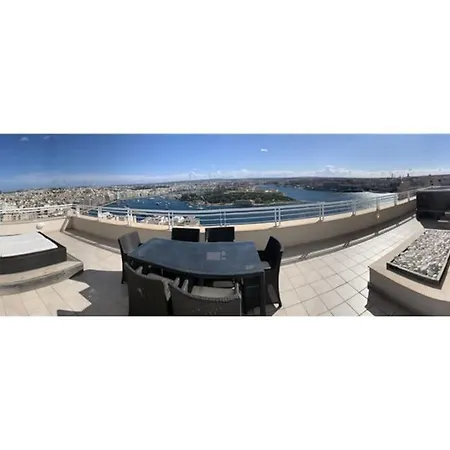 3 Mil Penthouse Malta View - Jacuzzi With Gym & Pool By 360 Estates Apartament *